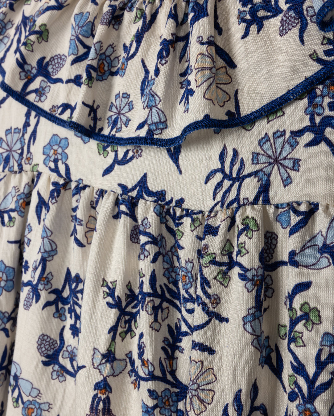 Garden Printed Ruffle Jumper