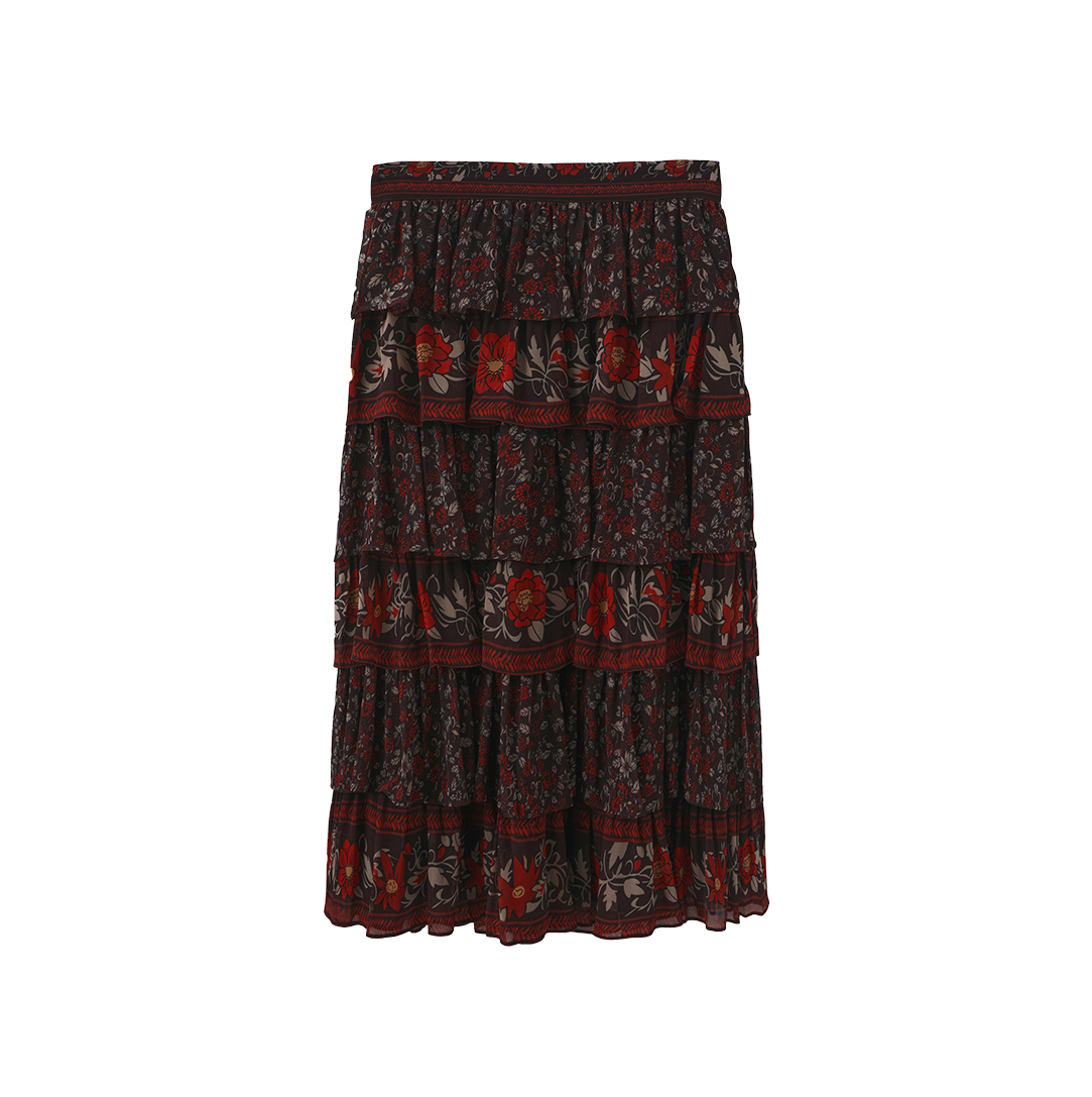 Chelsea Floral Ruffle Skirt