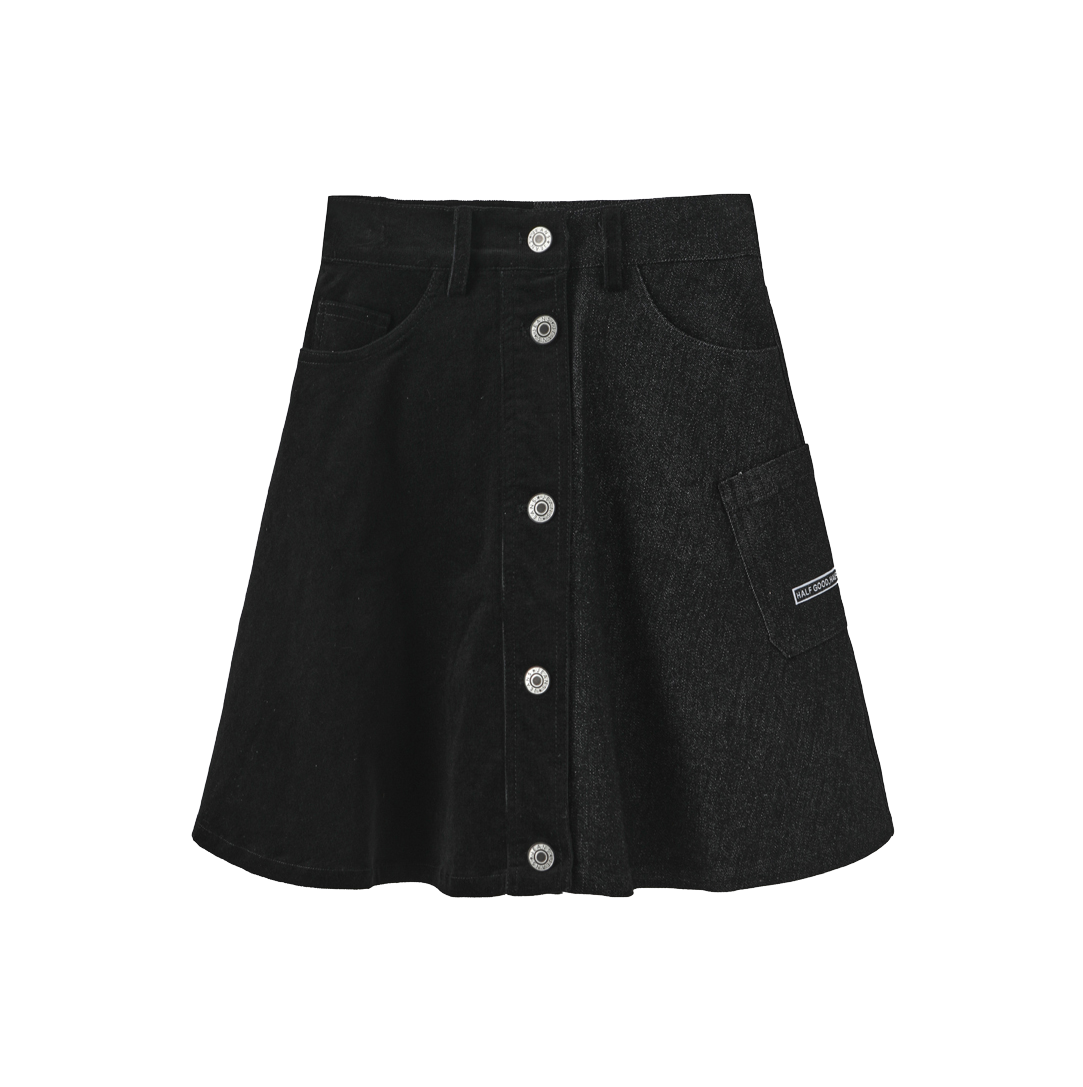 Half Corduroy Skirt