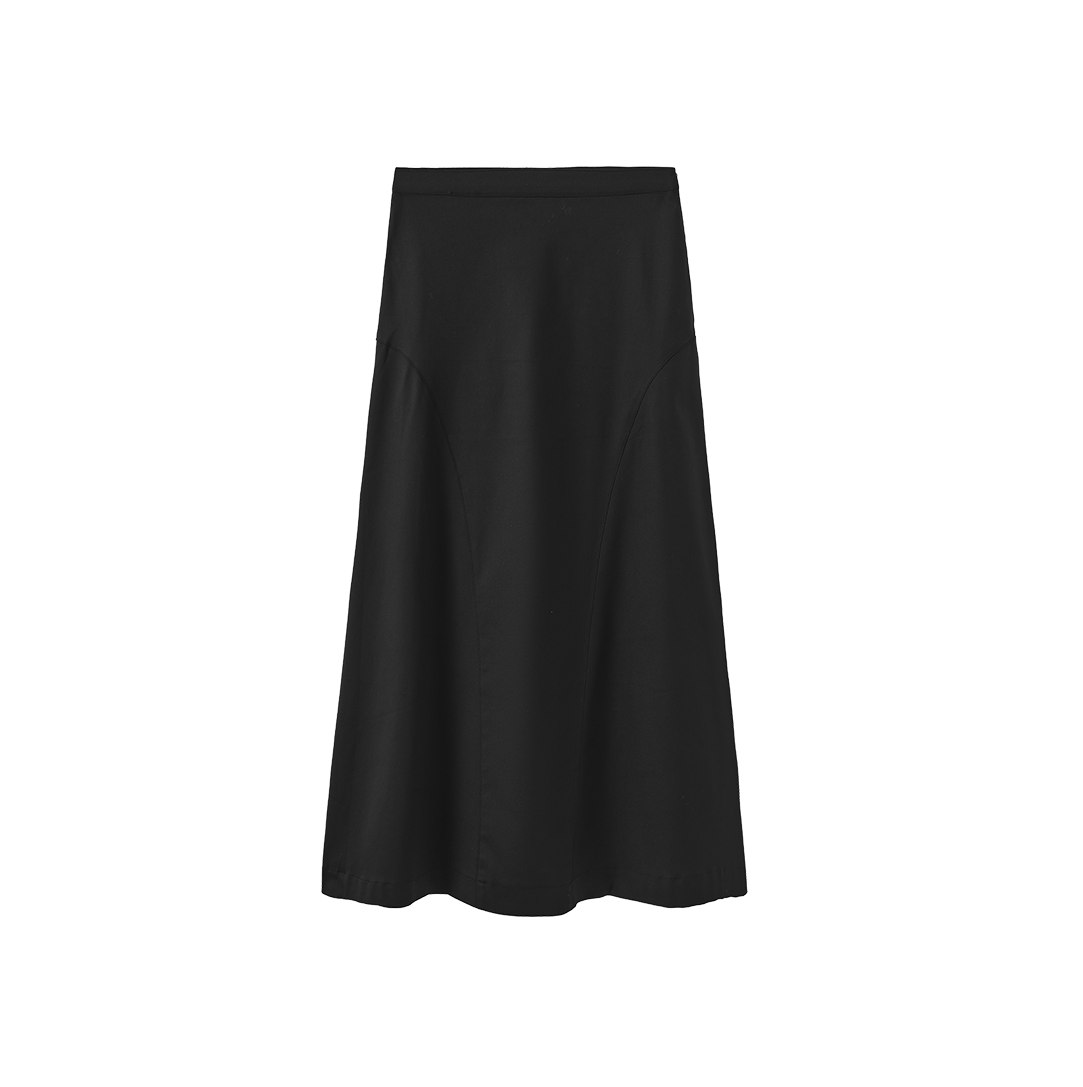 Chino Stretch Rounded Seam Skirt