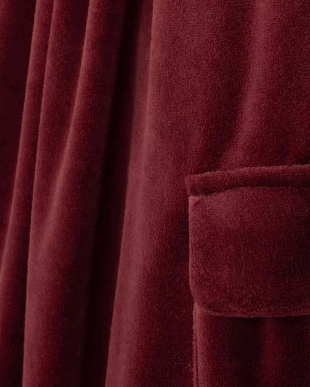 Dorthy Velour Pleated Pocket Jumper