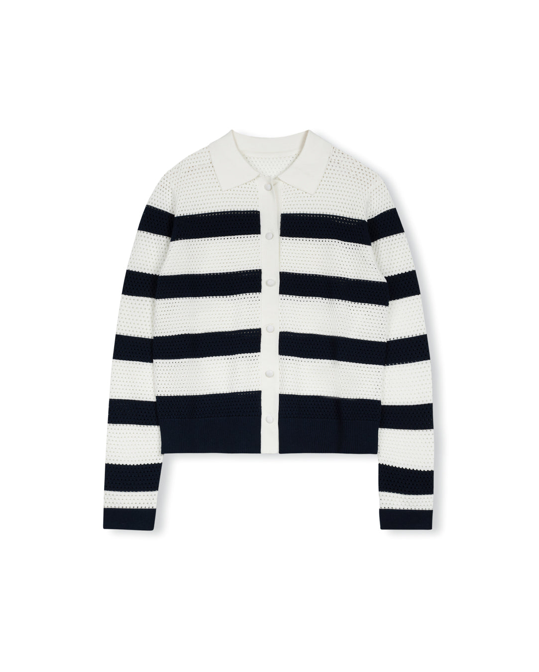 Corso Pointelle Knit Button Down