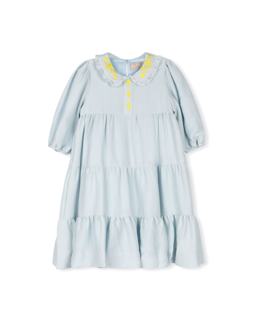 Andes Collared Tiered Dress