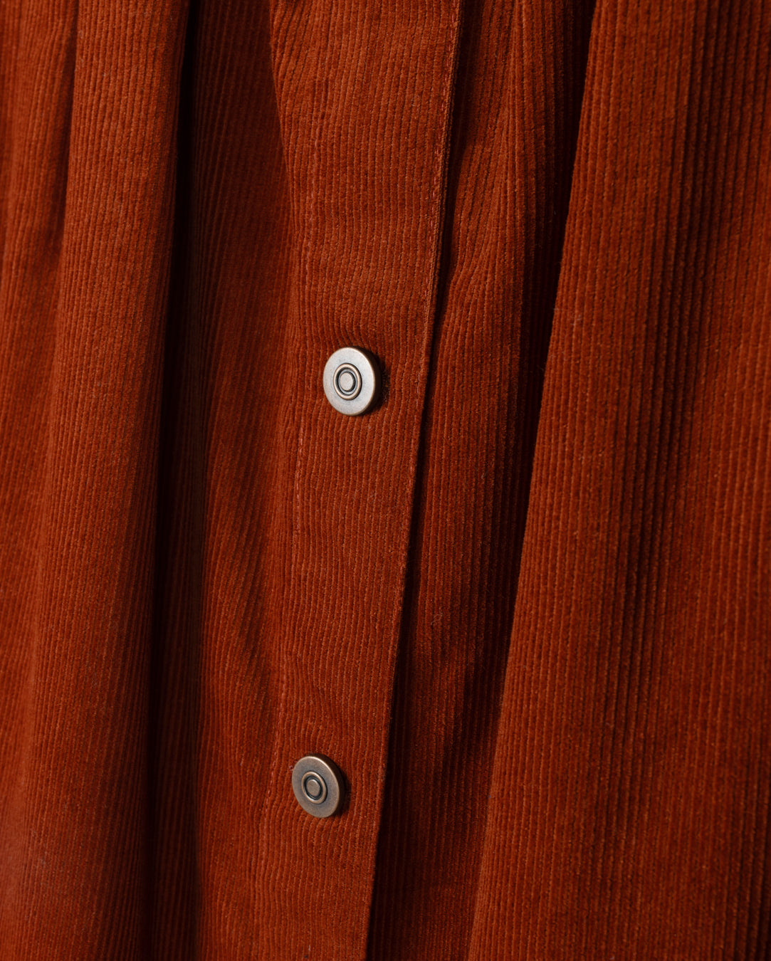 Corduroy Button Down Skirt