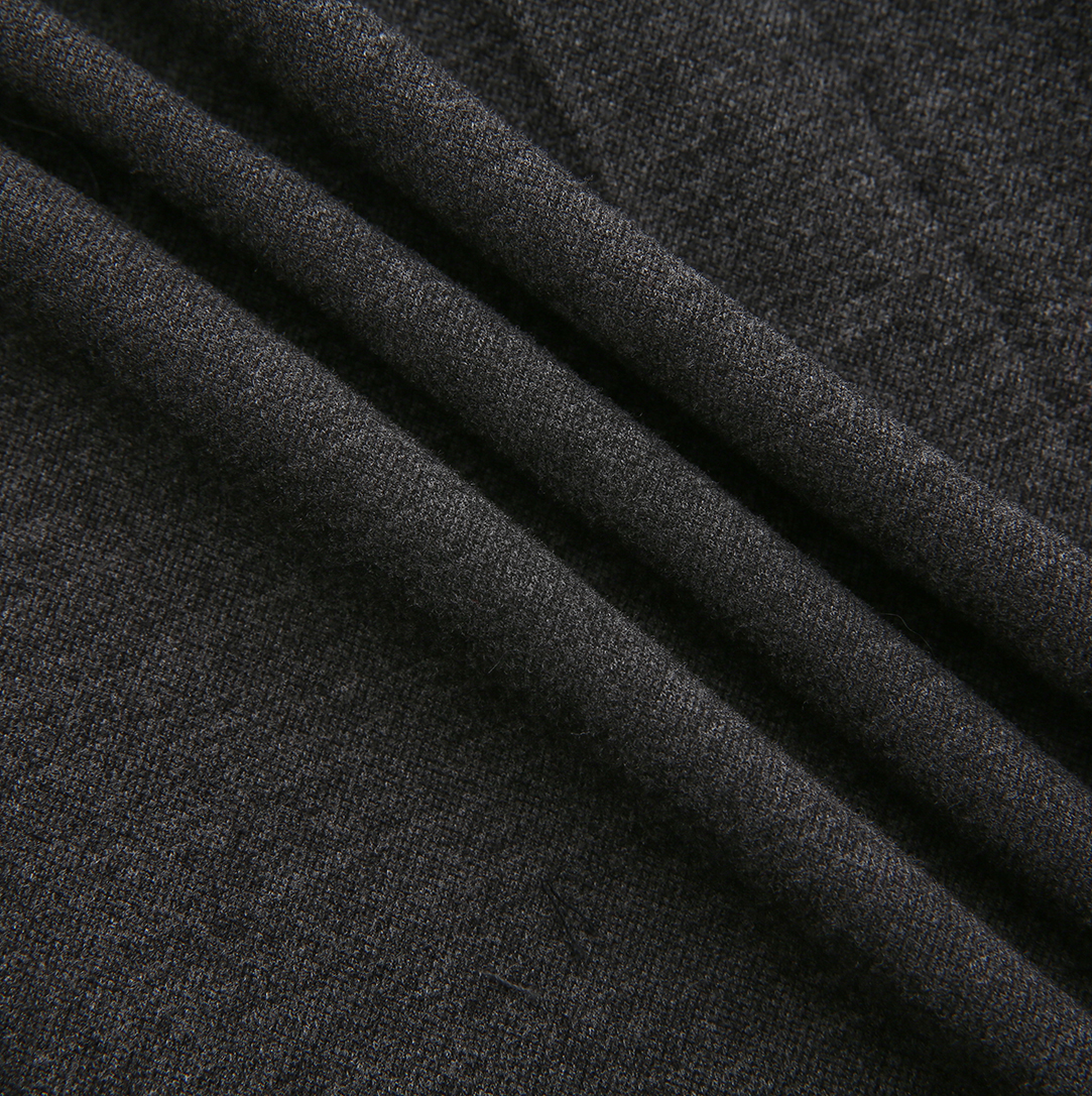Wool Pleated Midi Skirt
