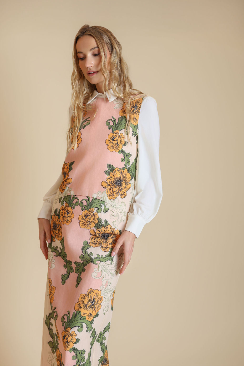Carmia Floral Vest