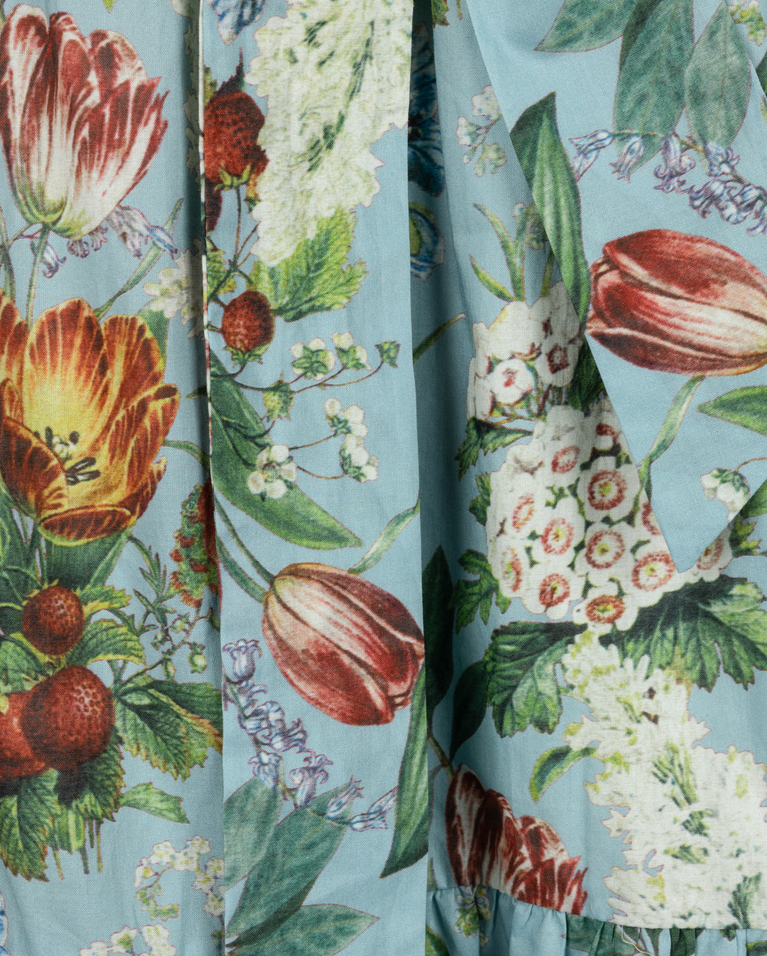 Fruit Floral Print Dress