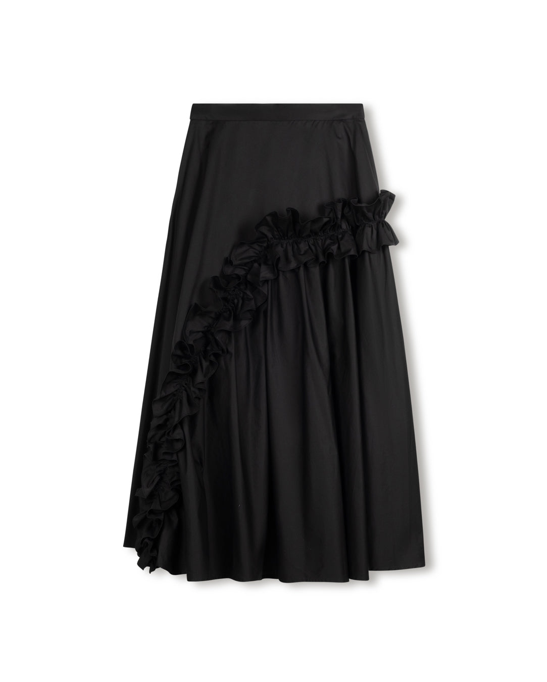 Poplin Detailed Double Belted Skirt - Junees