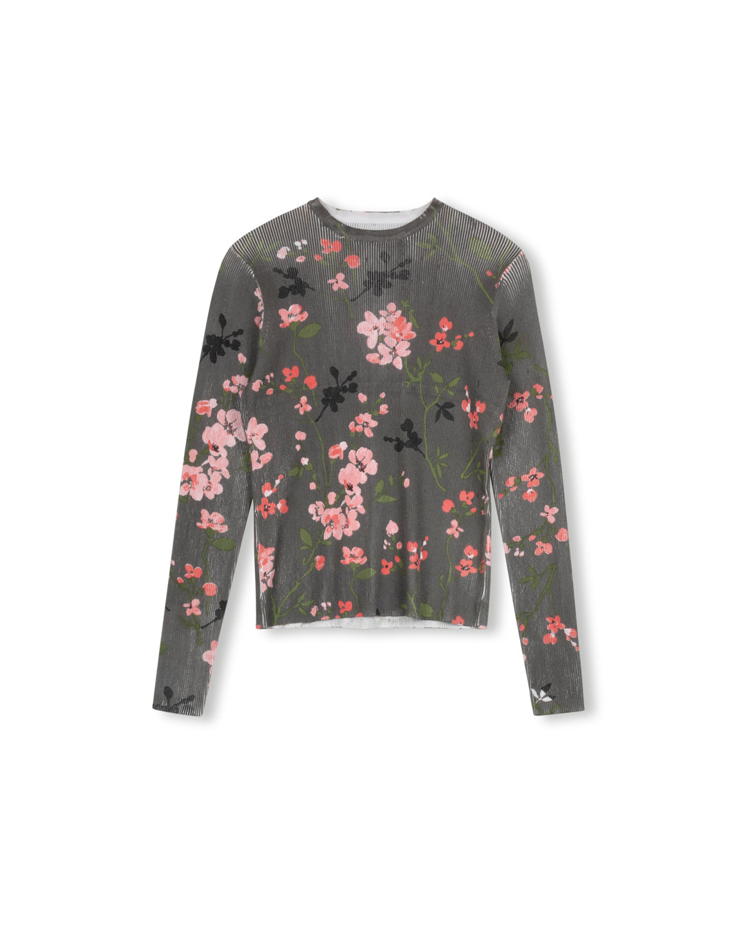 Paisley Ribbed Knit Top