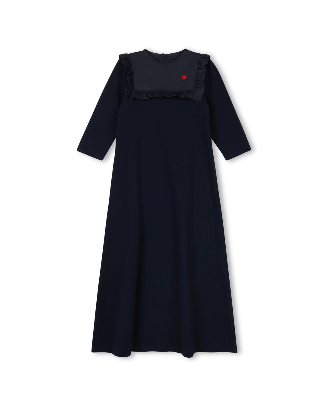 Poplin Bib Maxi Dress