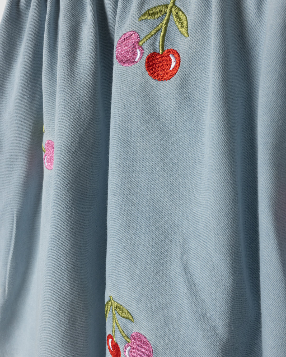 Bode Colored Cherry Printed Skirt