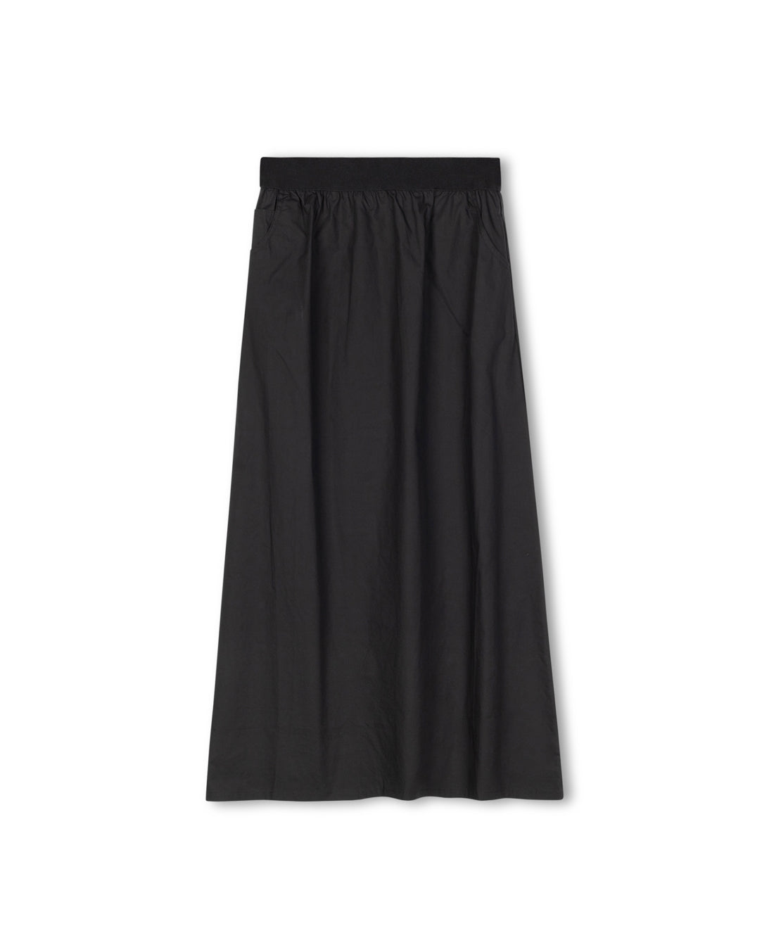 Poplin Elastic Straight Skirt - Junees