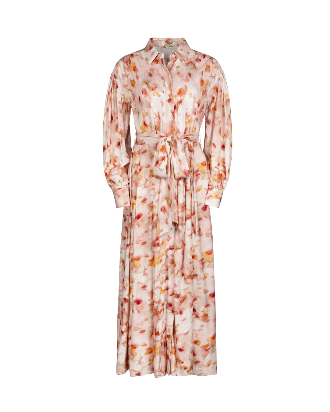 Printed Poplin Maxi Dress - Junees