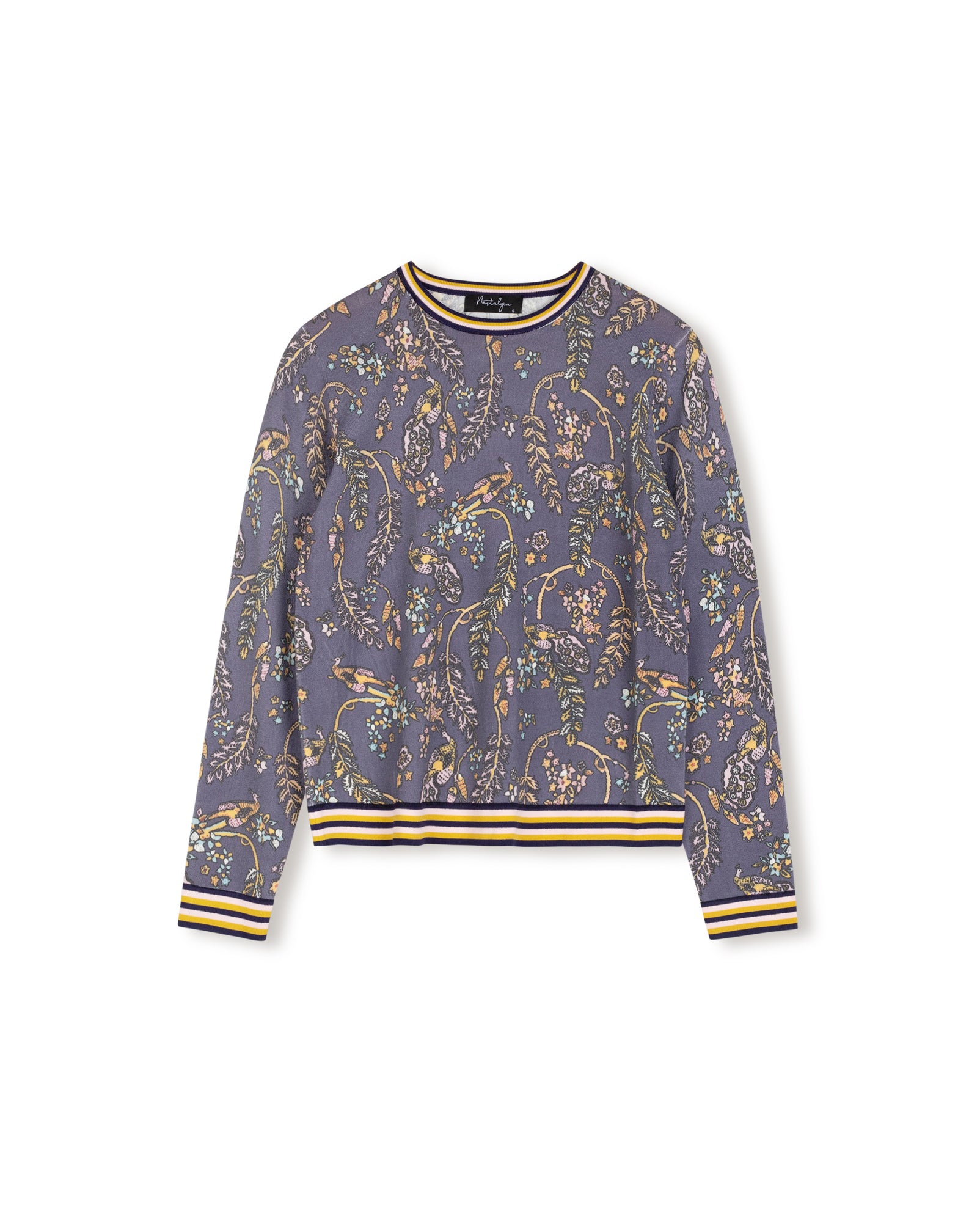 Paisley Jacquard Sweater