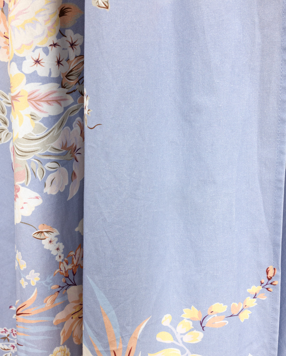 Cotton Floral Wrap Dress