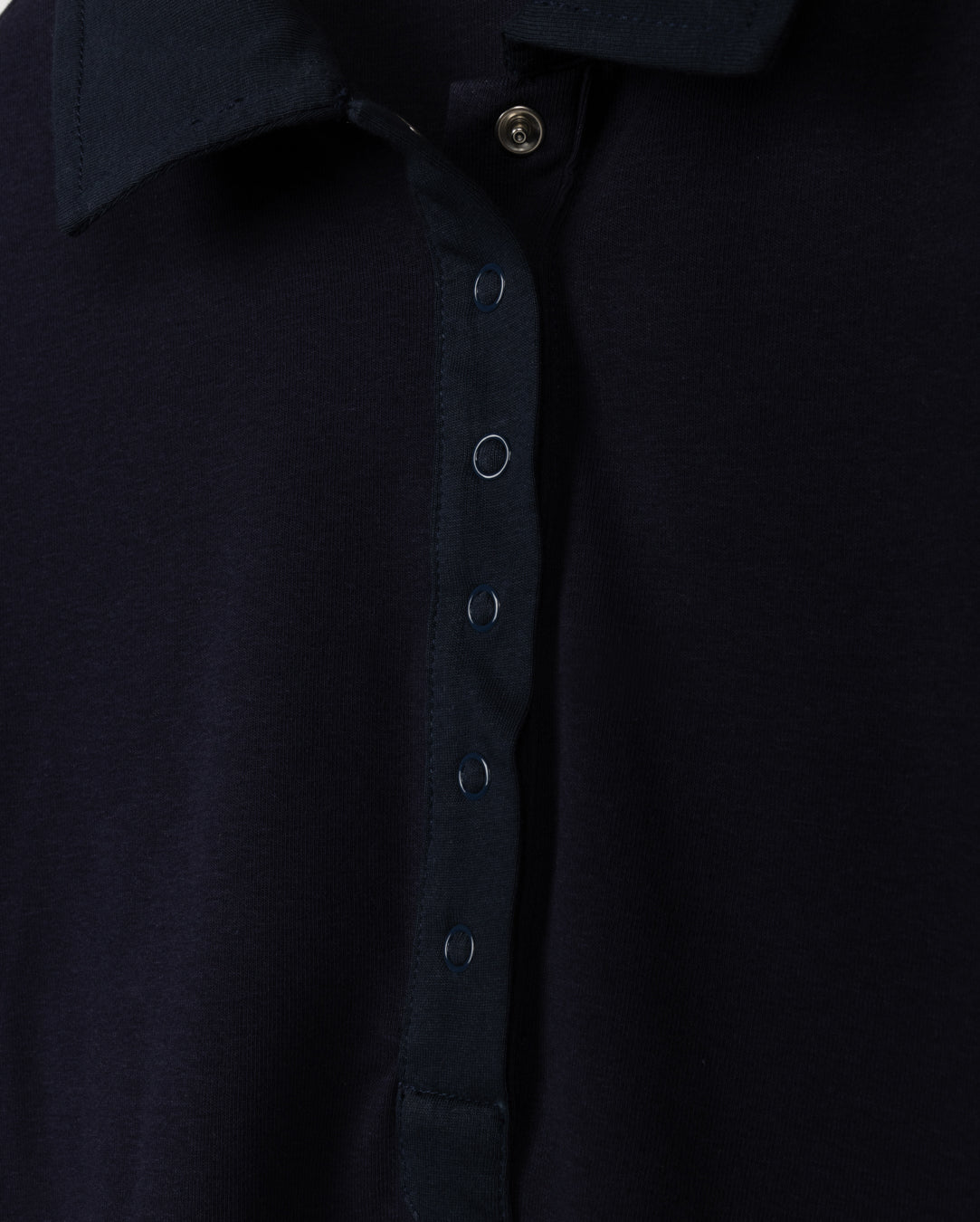 Oversized Striped Contrast Collar Polo - Junees