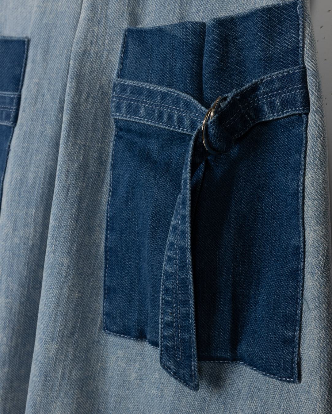 Big Pocket Denim Dress