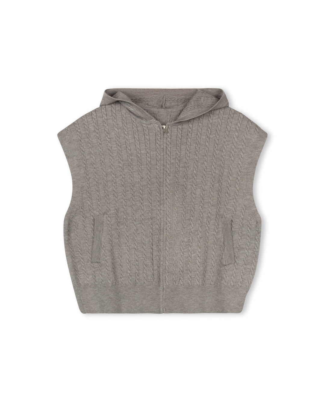 Zip Up Knit Vest