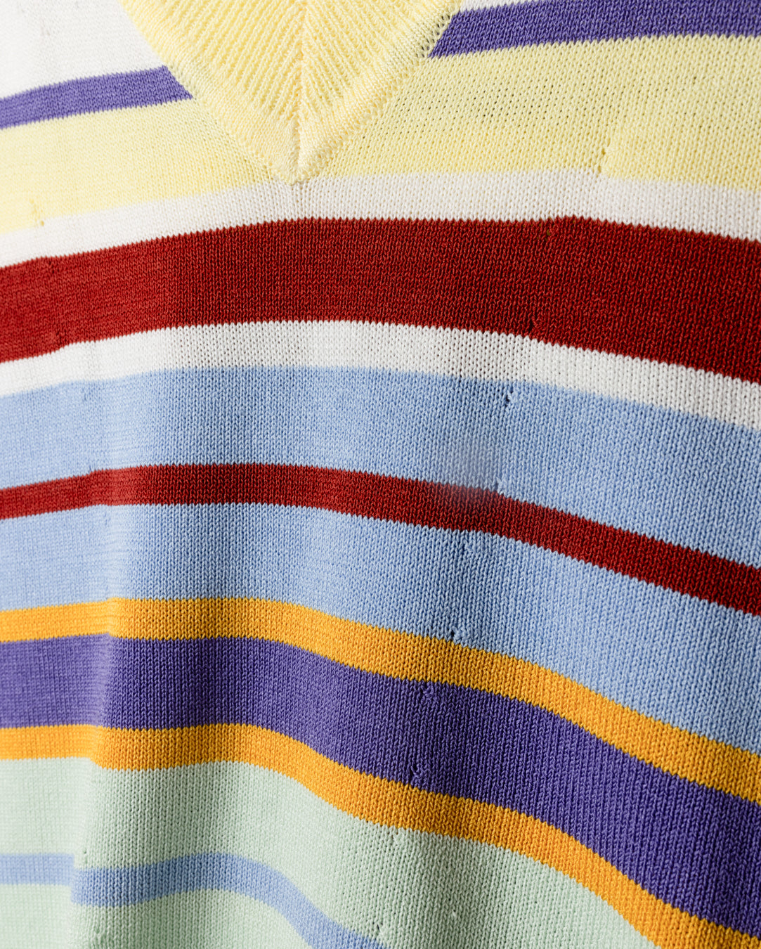 Striped Thin Knit Vest