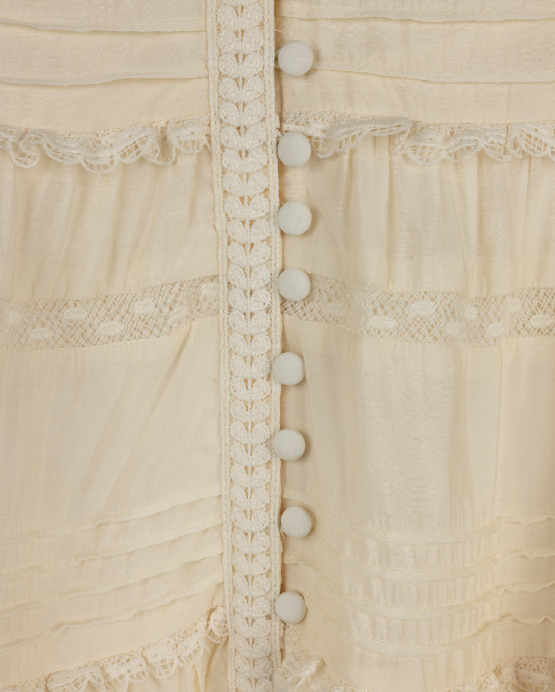 Clemson Tiered Lace Cutout Skirt