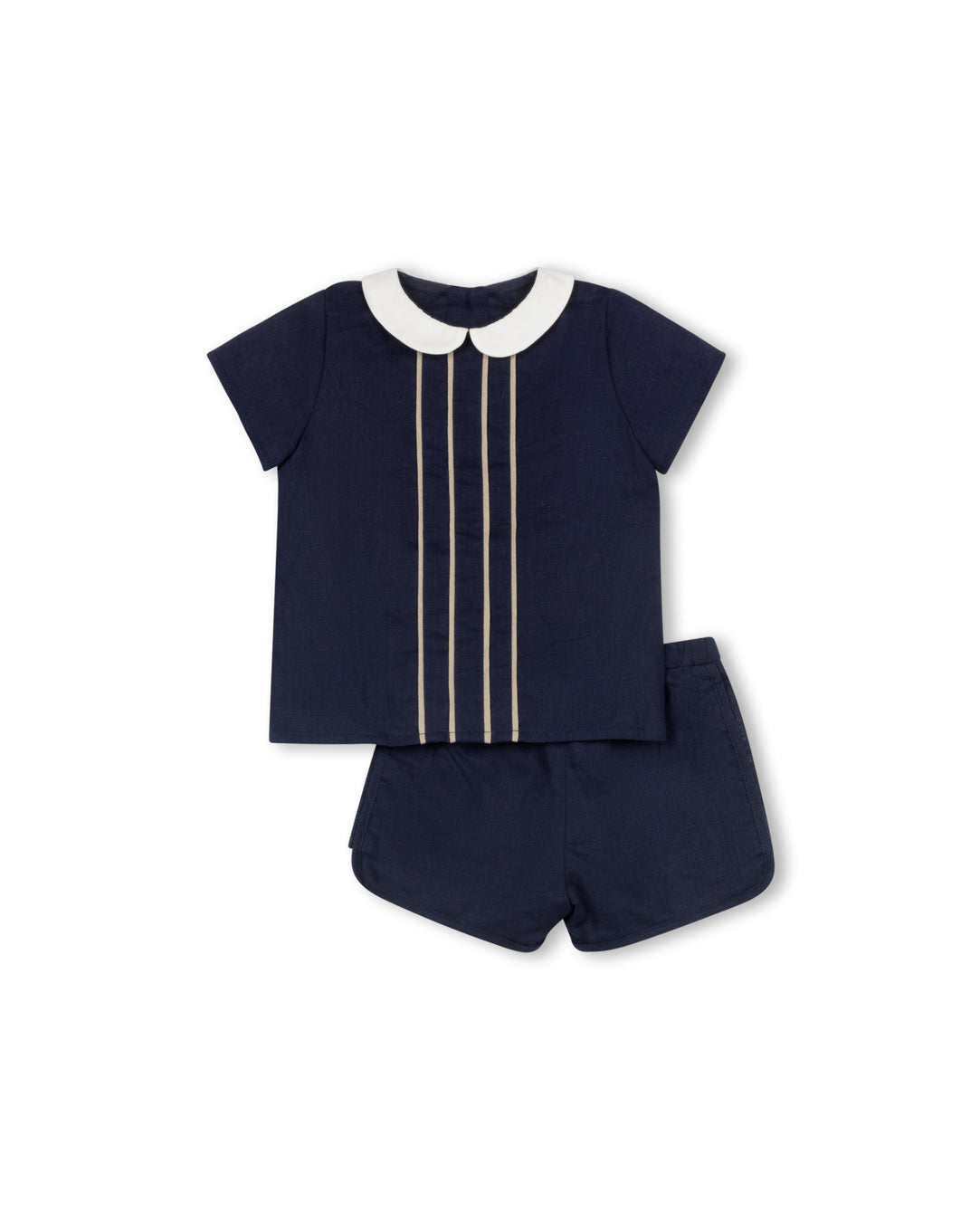 Rebecca Linen Blouse And Short Set - Junees