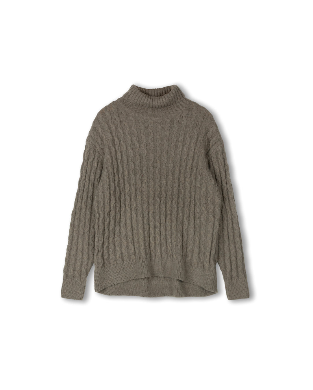 Oversized Knit Turtleneck W-22556