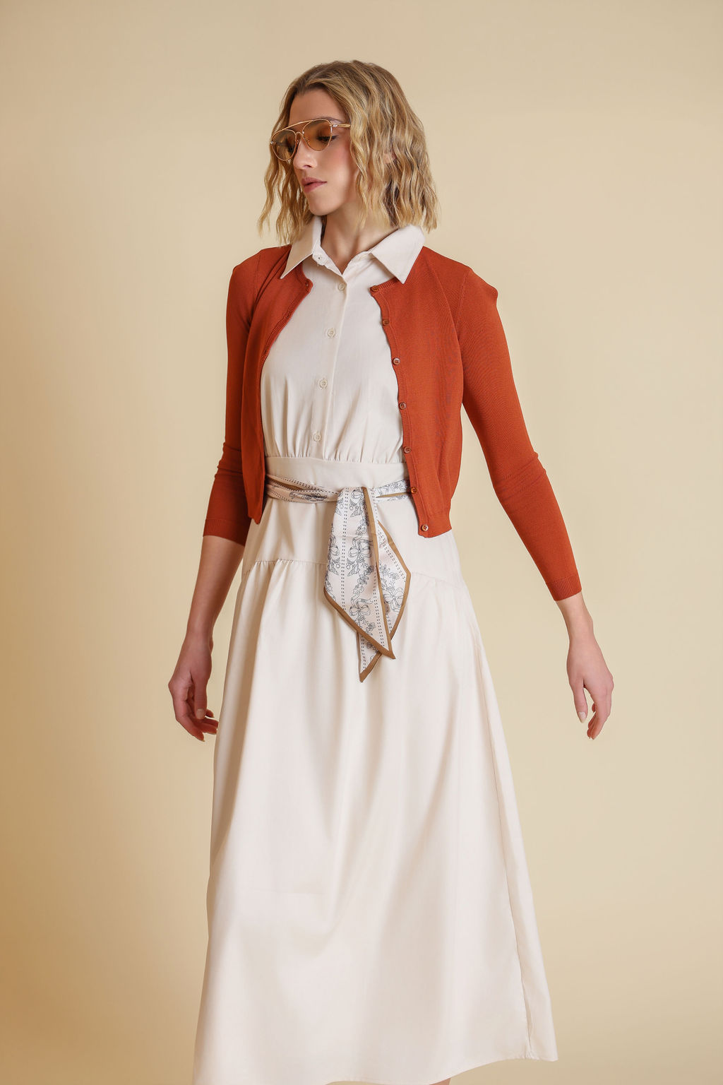 Poplin Sleeveless Dress