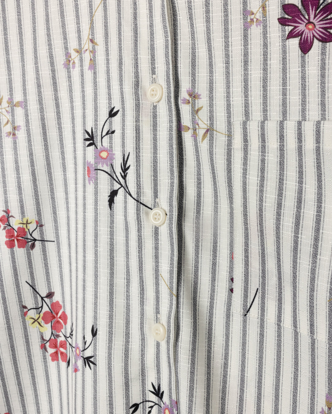 Striped Flower Blouse - Junees