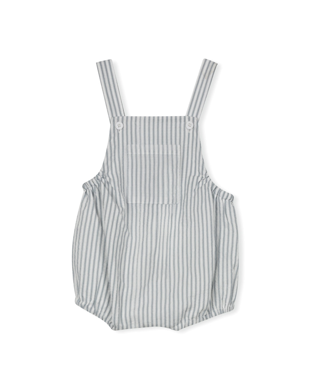 Cotton Pinstriped Romper