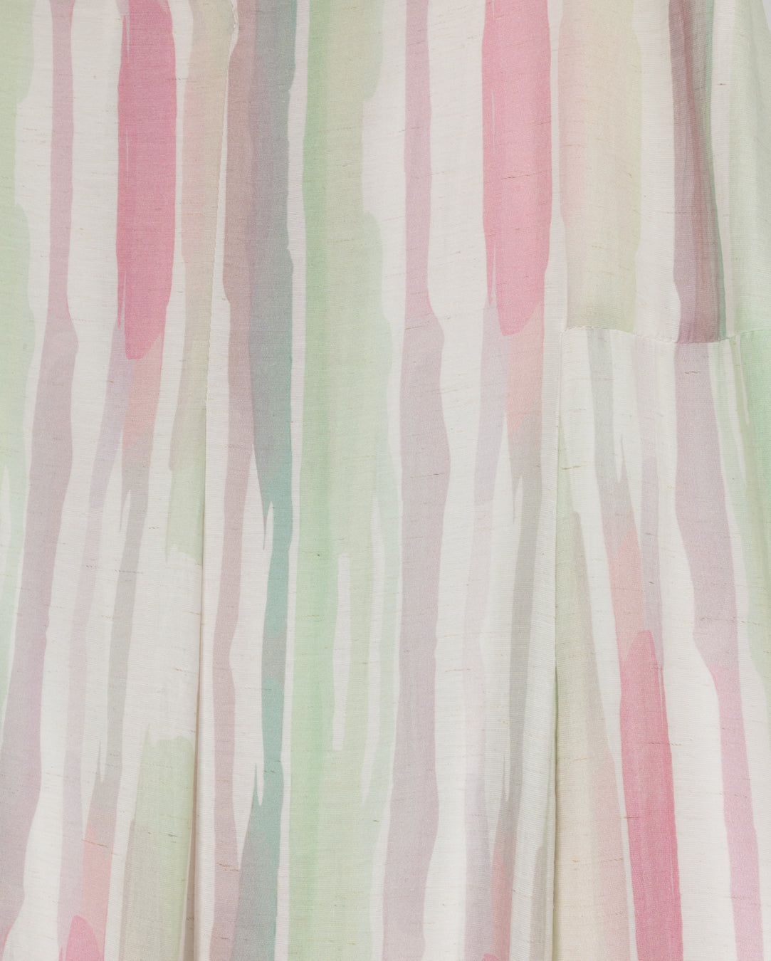 Structured Printed Side Pleat Skirt - Junees