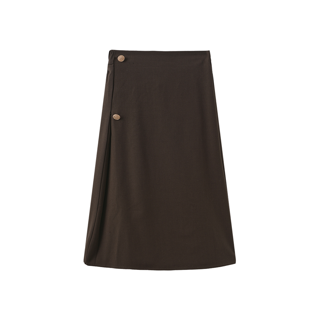 Ela Wool Panel And Pleated Skirt