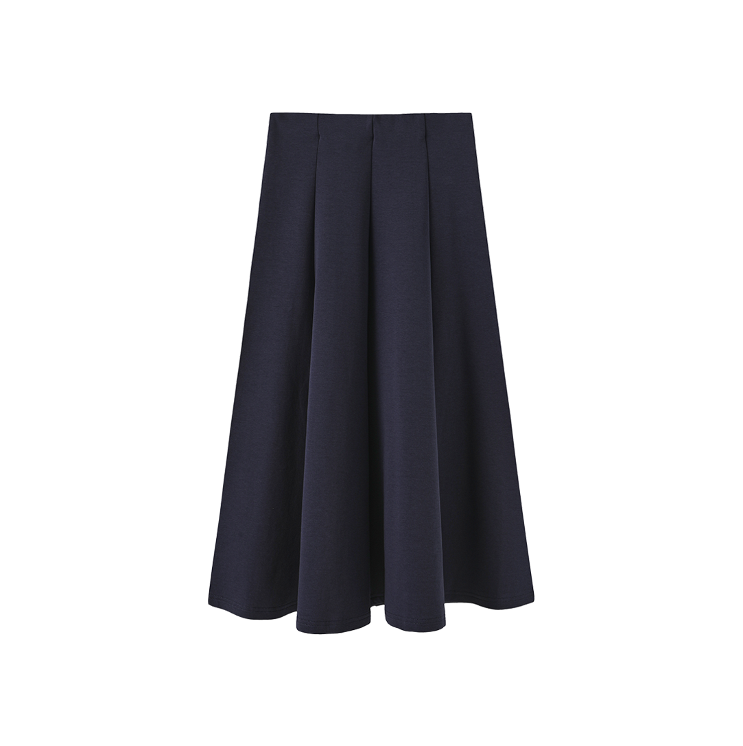 Sweatshirt Paneled Midi Skirt