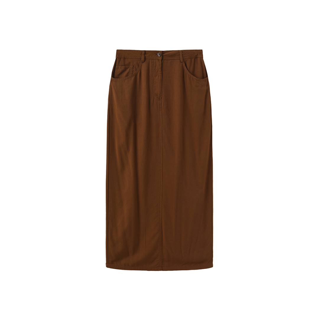 Straight Fly Front Skirt