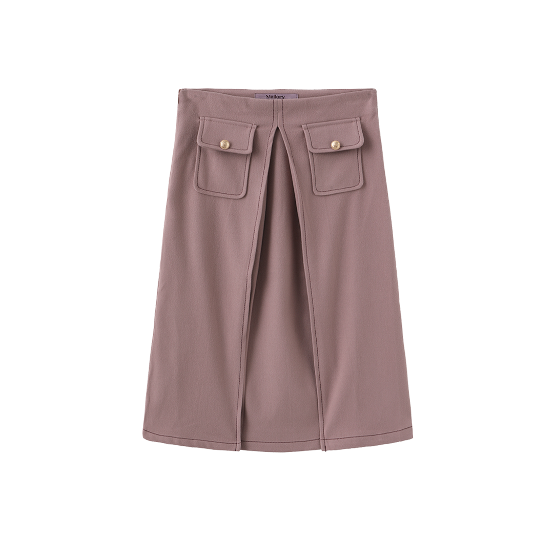 Rico Wool Stitching Pocket Skirt