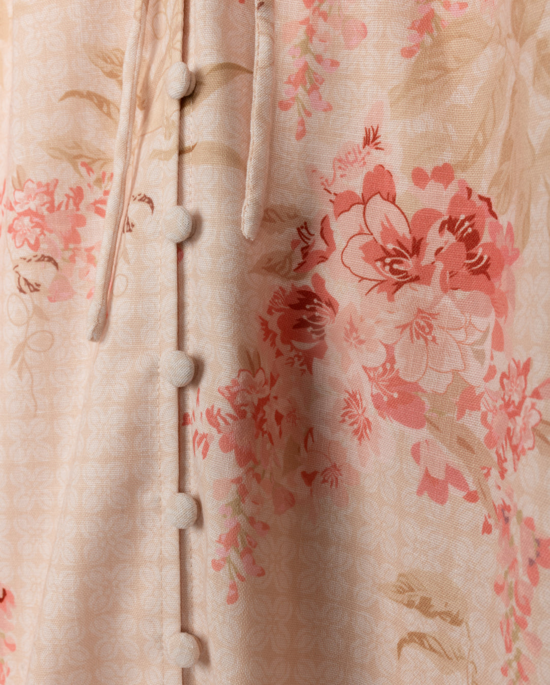 Linen Floral Printed Blouse - Junees