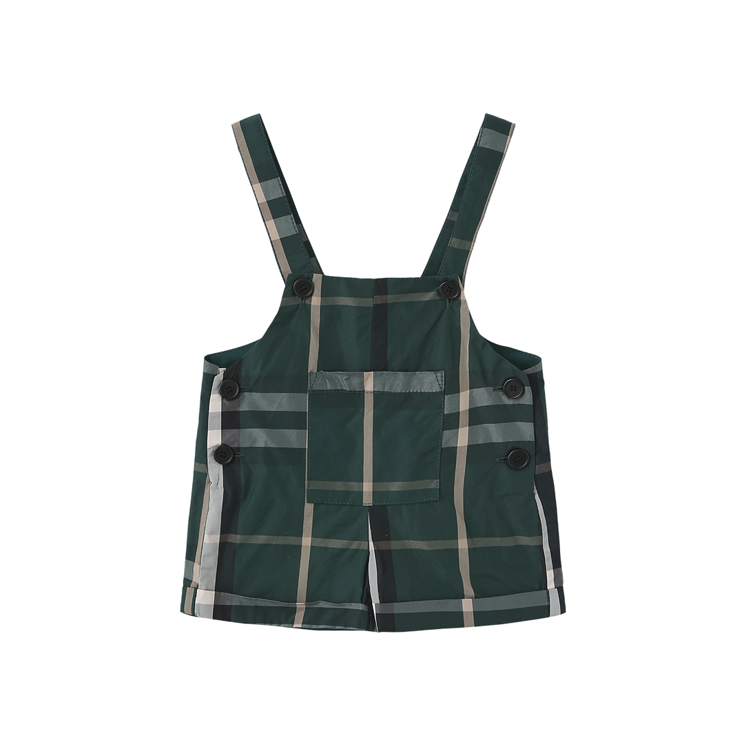 Breed Plaid Overalls