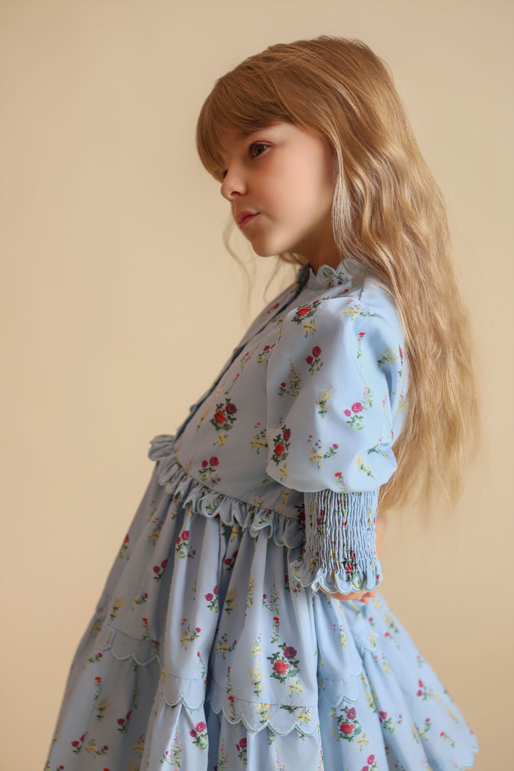 Floral Bundle Print Dress