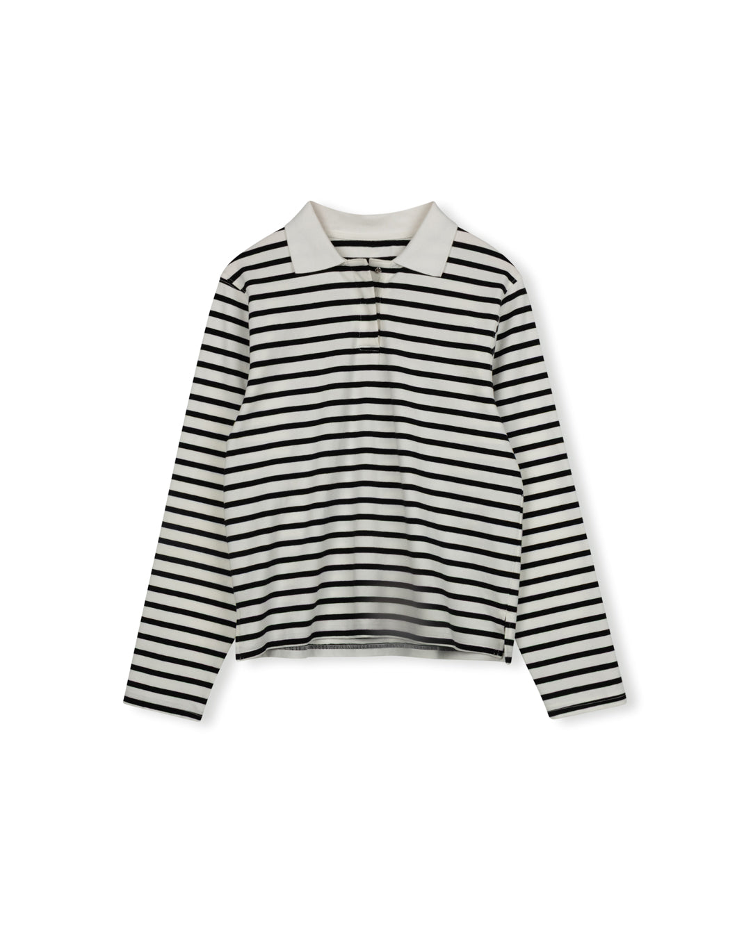 Pique Collar Stripe Tee