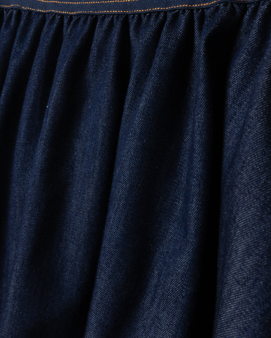 Denim Wide Elastic Band Skirt - Junees