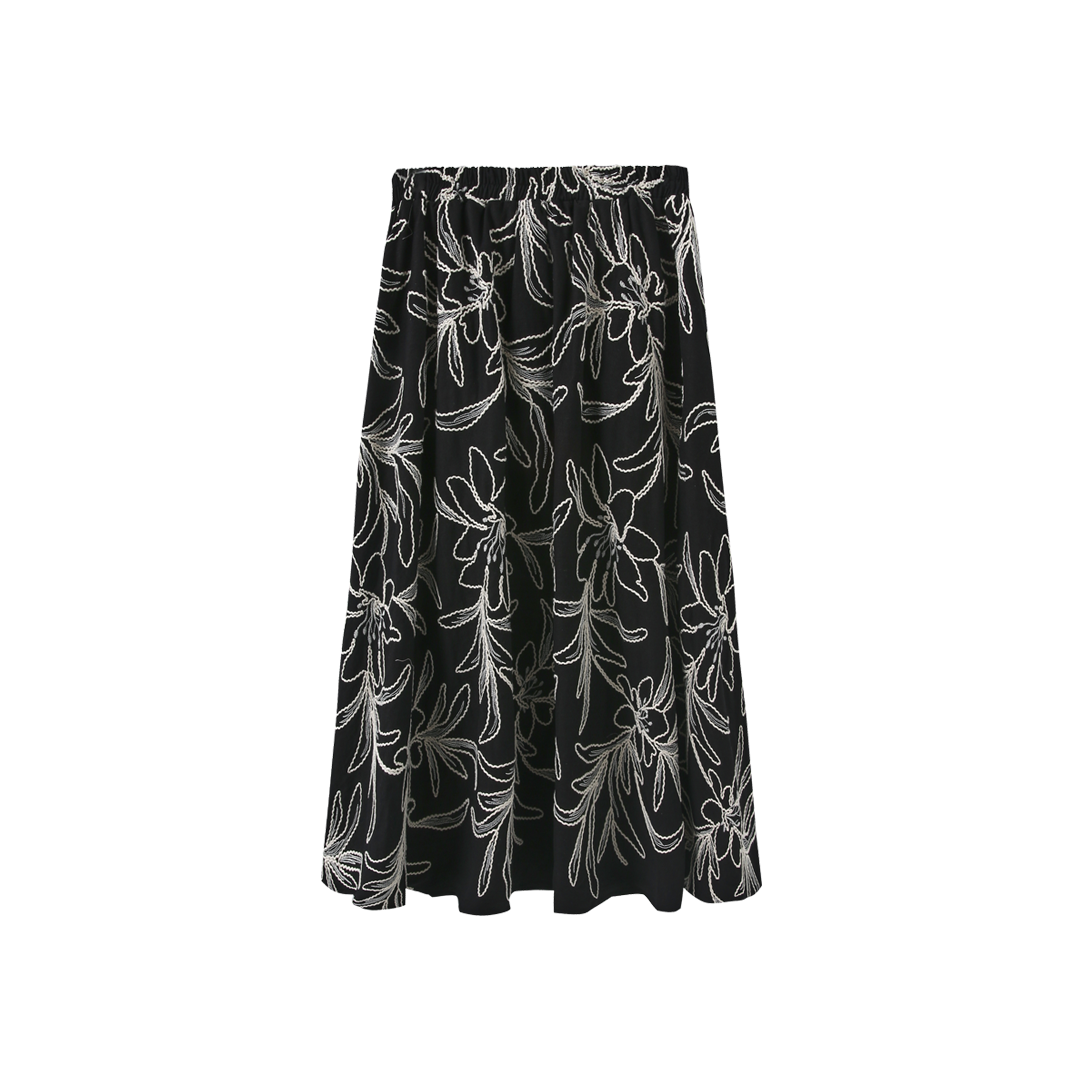 Merry Big Floral Skirt