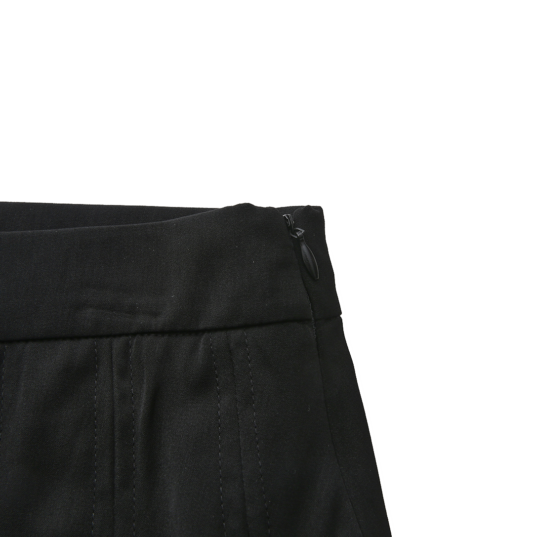 Double Pleated Band Skirt