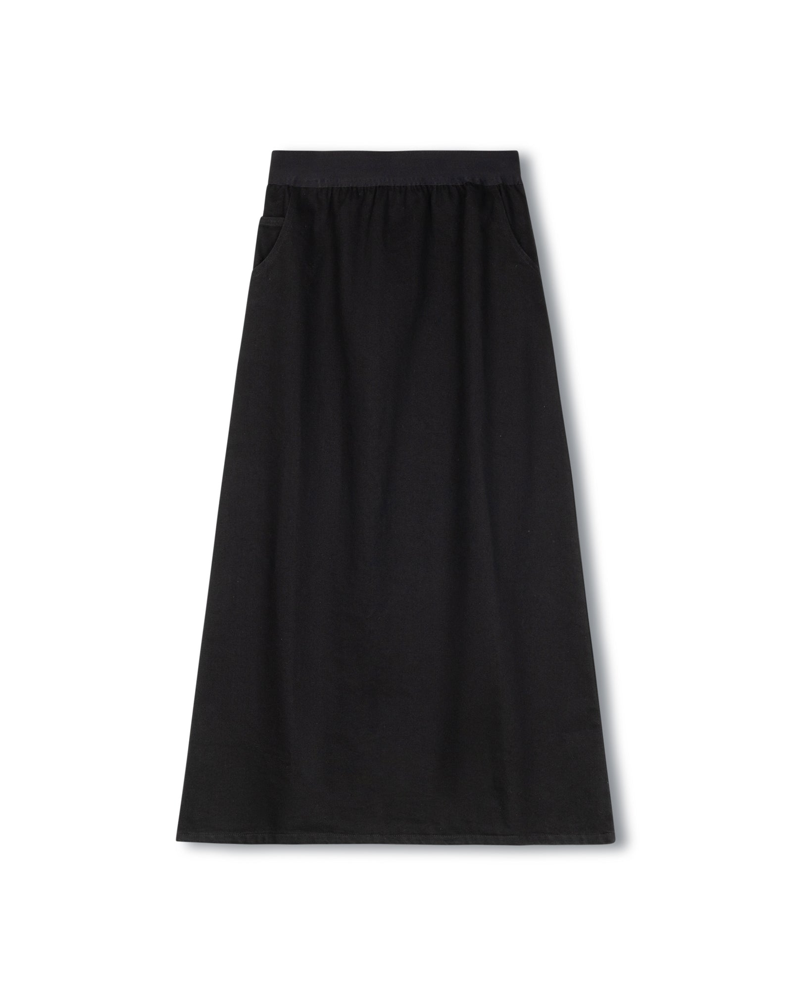 Denim Elastic Straight Skirt - Junees