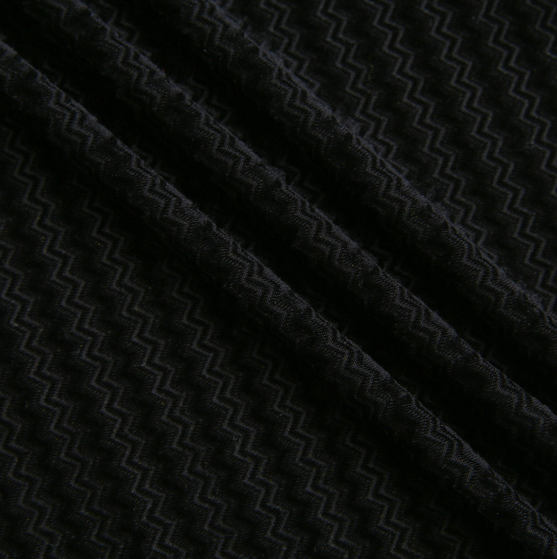 Velour Design Turtleneck