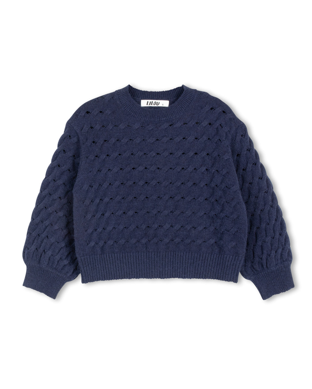 Cable Knitted Hole Sweater - Junees