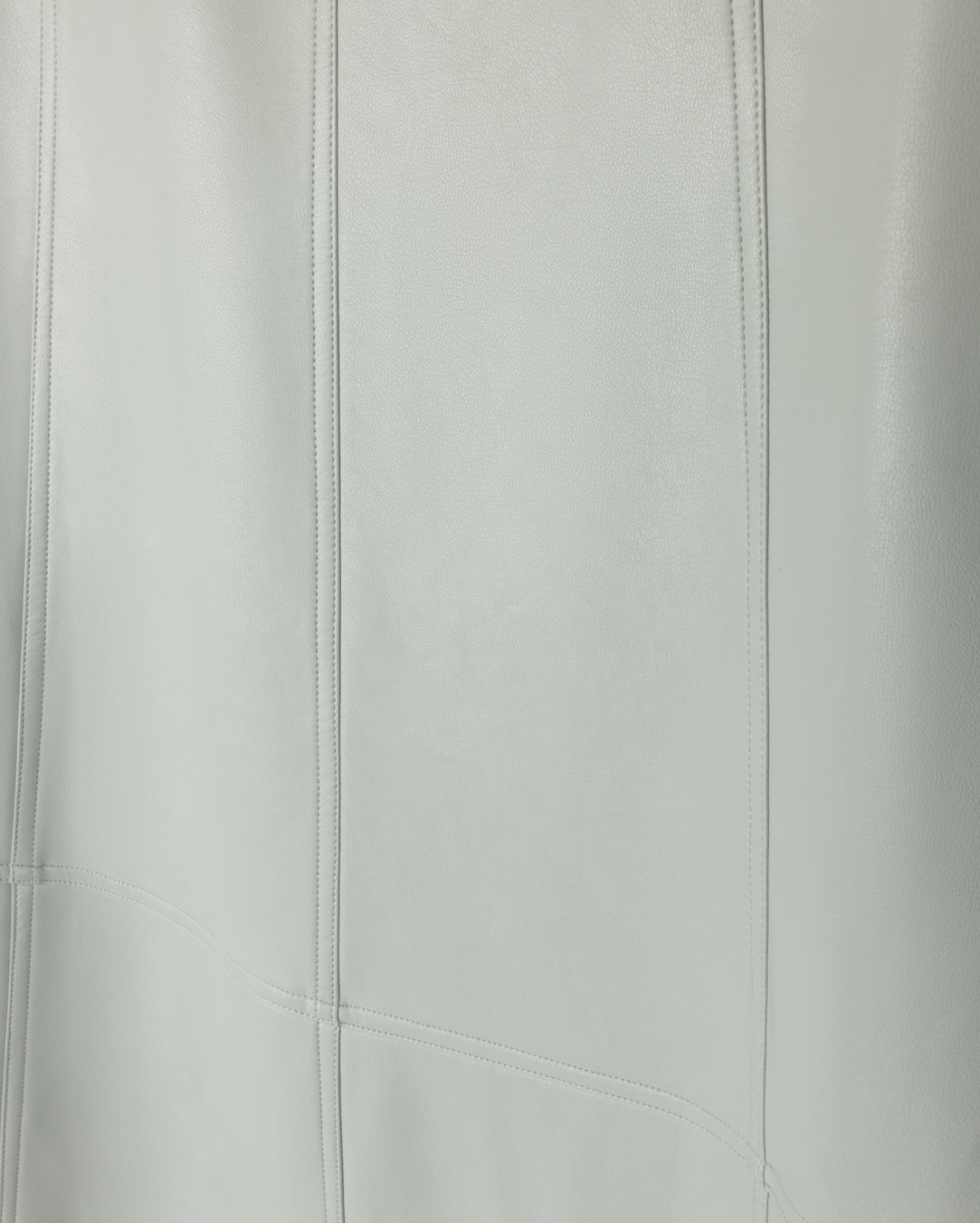 Leather Seam Detailed A Line Skirt