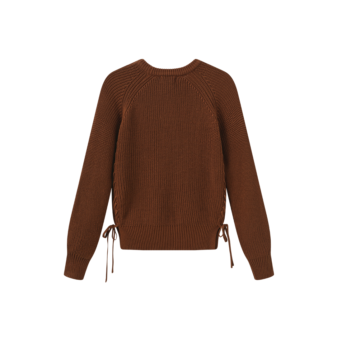 Braid Detailed Knit Top