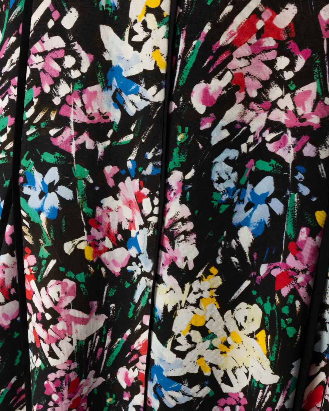 Scuba Floral Printed Maxi Skirt