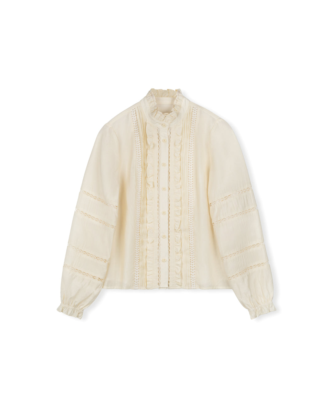 Clemson Lace Cutout Blouse