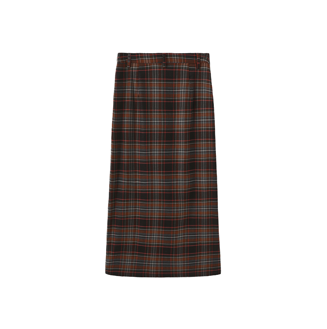 Straight Maxi Wool Skirt