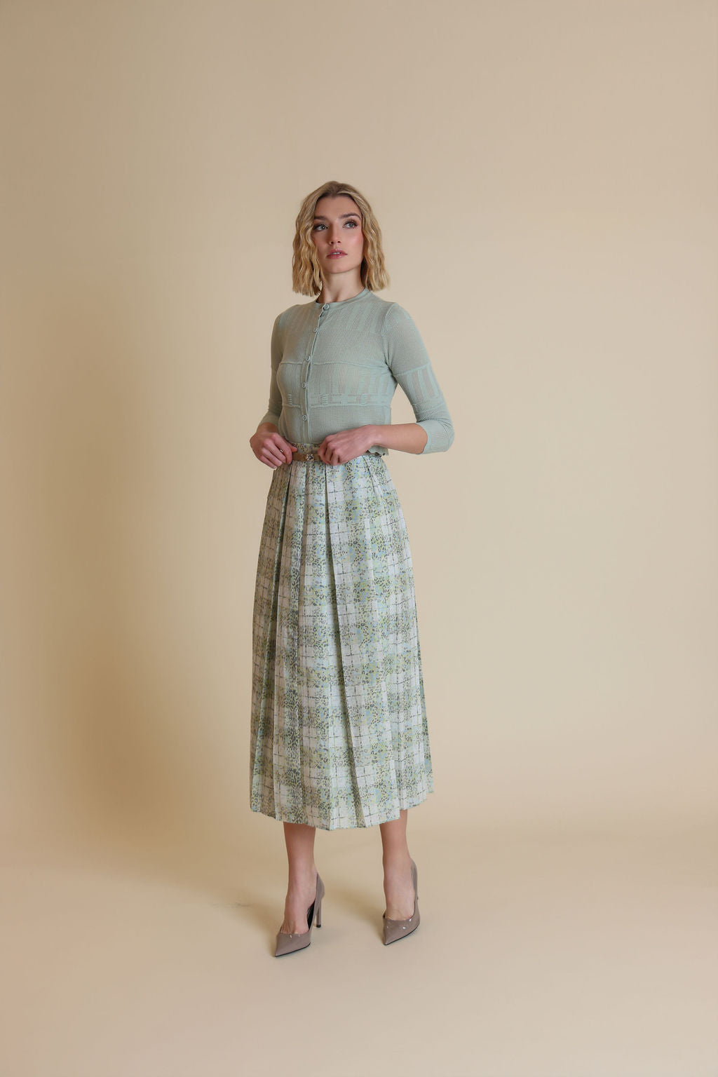 Classic Box Pleat Skirt - Junees